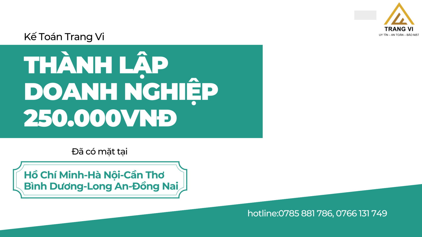 THÀNH LẬP CÔNG TY